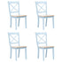 Maison Madeleine -  5 Piece Dining Set Solid Rubber Wood Grey and Brown
